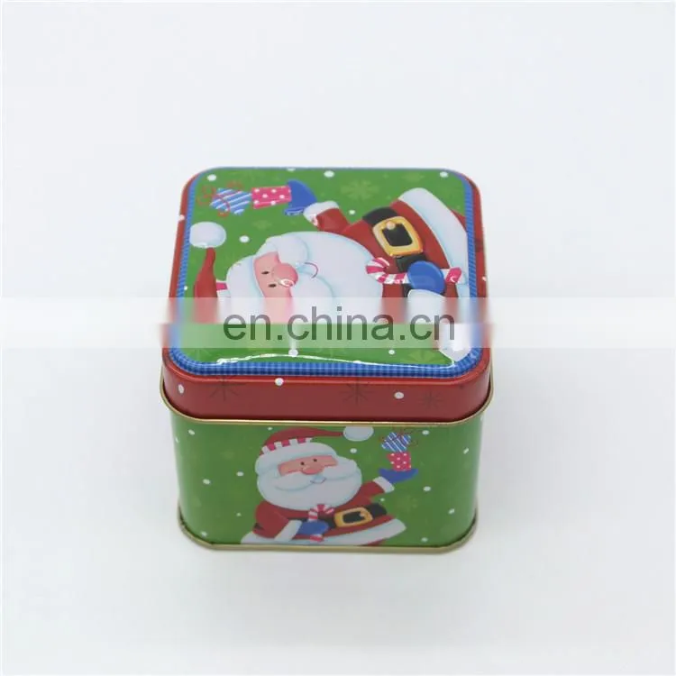 metal tin made christmas gift boxes for watch or small gift tin