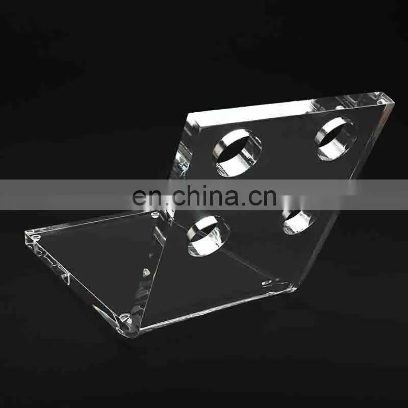 Hot sale high quality custom clear acrlic Wine shelf