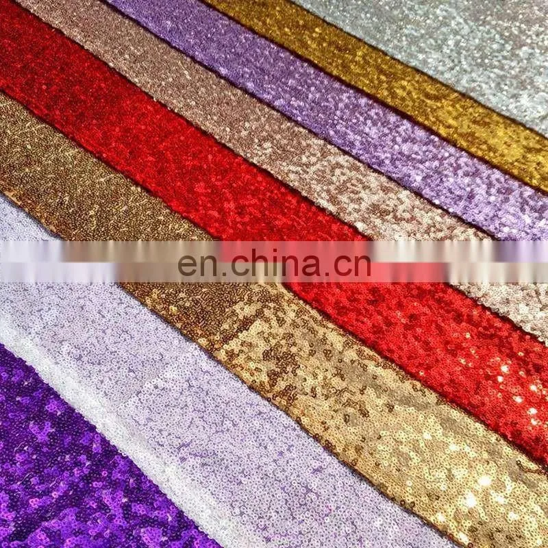 Sequin Glitter Table Runner Cloth For Wedding Home Decor Gold Silver Champagne Color
