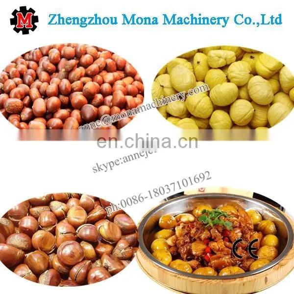 Automatic Electric Chinese Chestnut Skin Peeling Machine/ Commercial Chestnut Skin Removing Machine