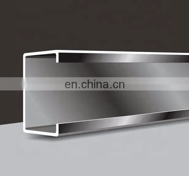 Stainless steel C channel profile pipe /Galvanized Perforated U steel profile/U channel