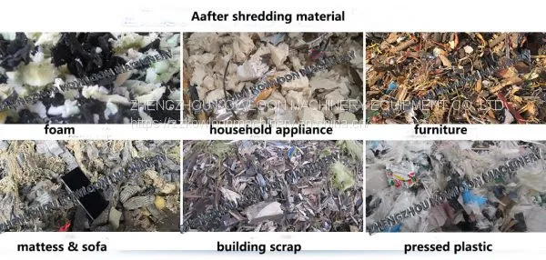 Solid waste after crusher