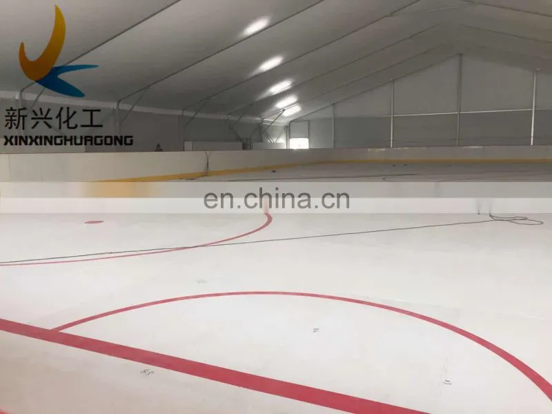 Synthetic ice rink board for outdoor and indoor / ice rink sport barrier