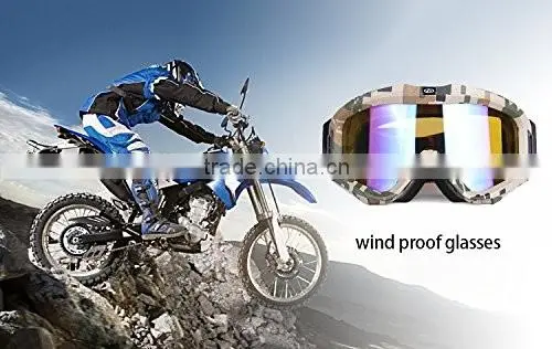 Snowmobile Snowboard Skate Bikeboard Ski Goggles with Wide Vision Anti-fog UV Cut Snow Multicolor Professional Mountain Climbing
