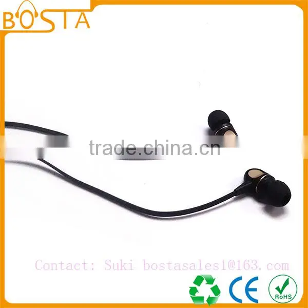Popular SIG certified V4.1+EDR wireless sports bluetooth earphones for smart phones