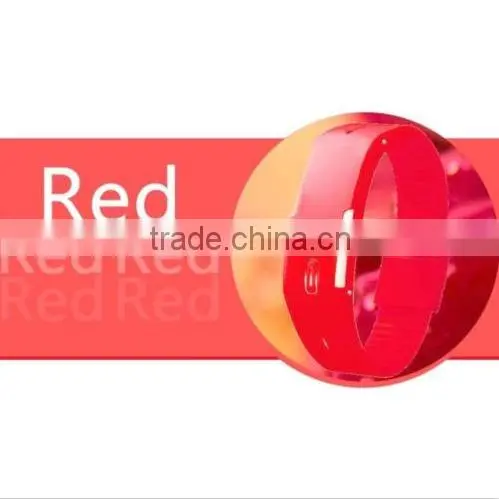 Red Fashion Silicone LED Sports Bracelet Waterproof Digital Wrist Watch Women
