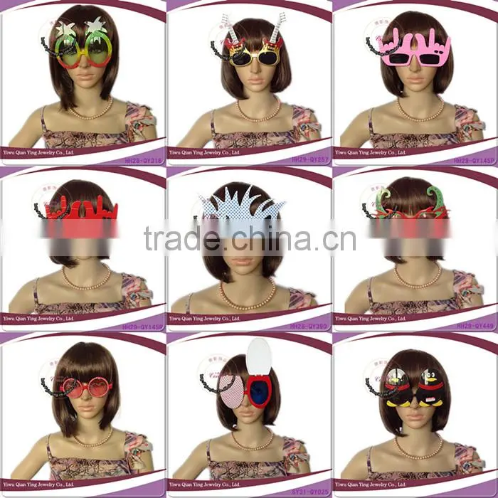 Plastic beauty funcy crazy party glasses