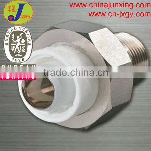 PERT Pipe fittings/ Plastic pipe fittings male threaded union
