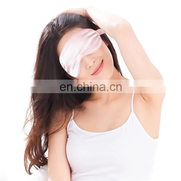 Soft Breathable Silk Eye Mask Sleep with Custom Logo