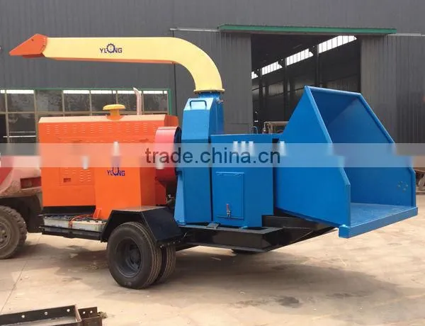 10-20ton/h diesel mobile wood chipper (CE)