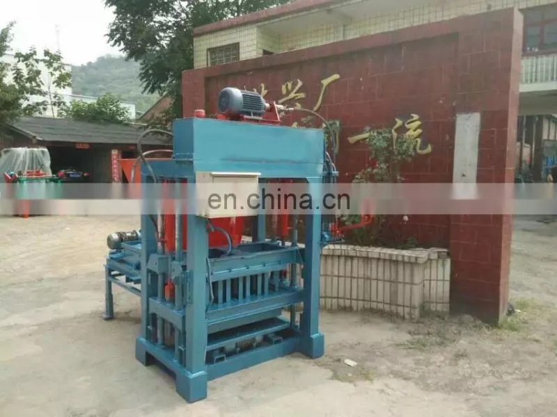 QTJ4-25 Small Manual Hollow block machine Fly Ash Brick Making Equipment Machinery For Small Industries
