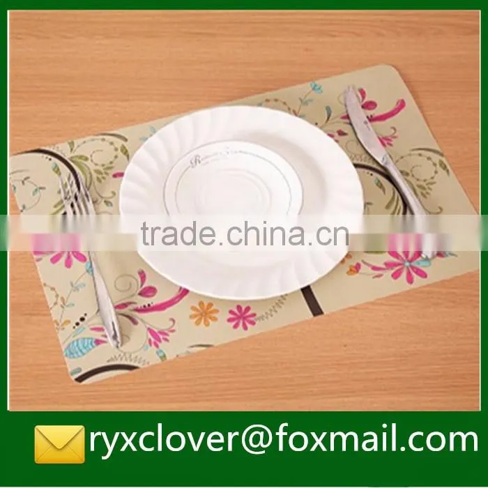 PP heat resistant dish mat table placemat