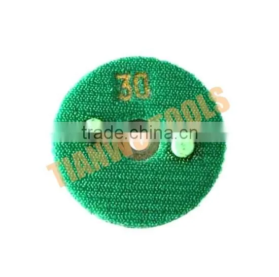 76mm diameter diamond bond dry concrete grinding dish