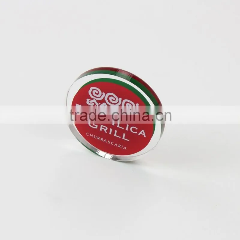 Customize Acrylic Logo Block Rounded Sign Plexiglass Block