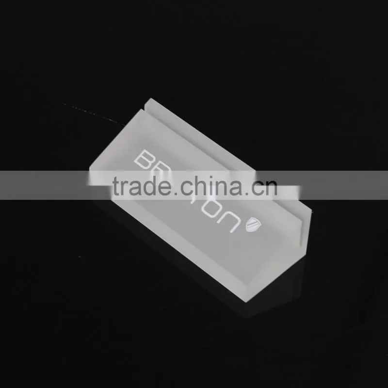 Frosted Acrylic Sign Holder acrylic block sign holder