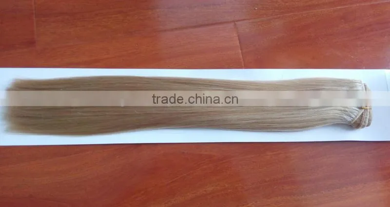 100% human no mix cuticle silky remy hair weft