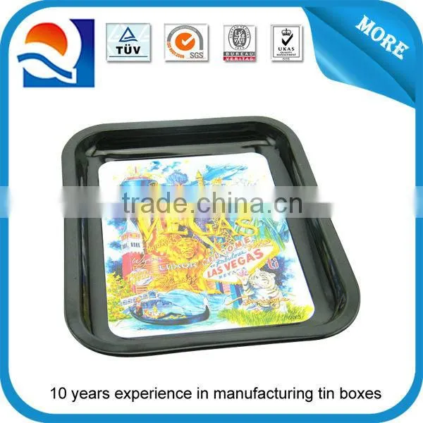 Dongguan wholesale serving tin tray printed tin tray manufacture
