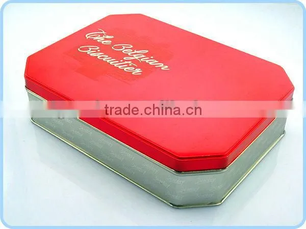 Fancy chocolate tin box
