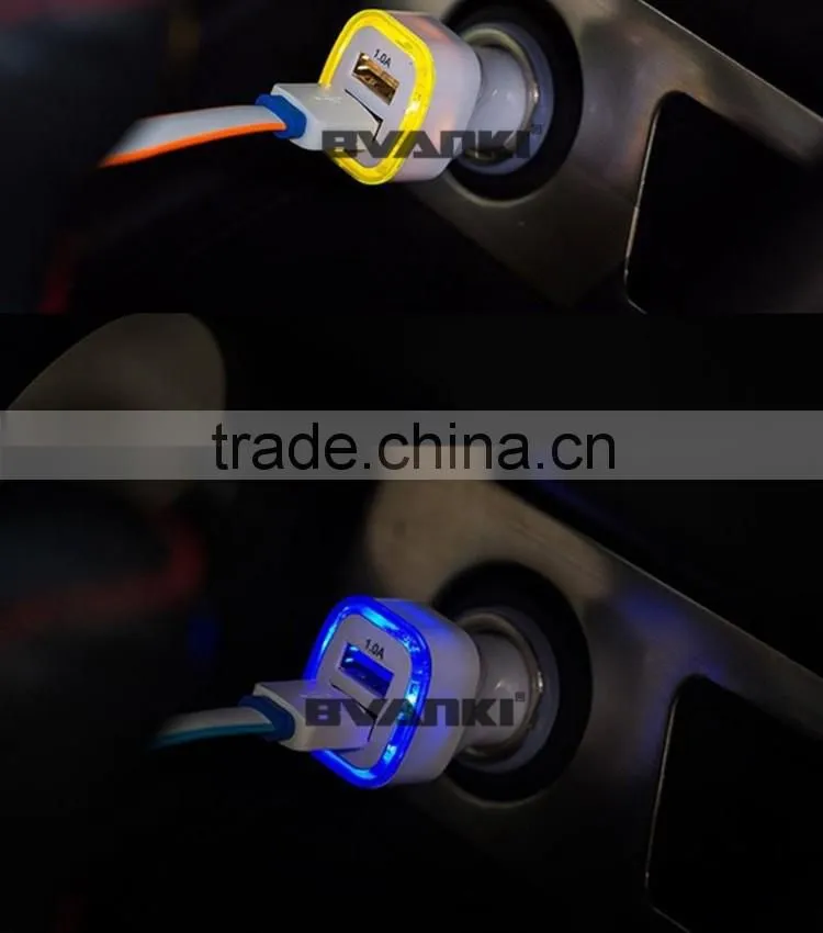 High Quality Brilliant 5V 2.1A Universal 2 port car charger input 12V 24V Car Battery Charger LED dual usb car charger with LED