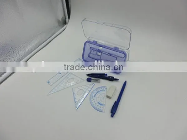 2015 New Arrival promotional Children customized Plastic stationery set