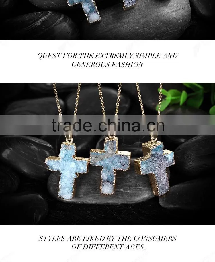 Popular personalized cross design necklace wholesale jewelry