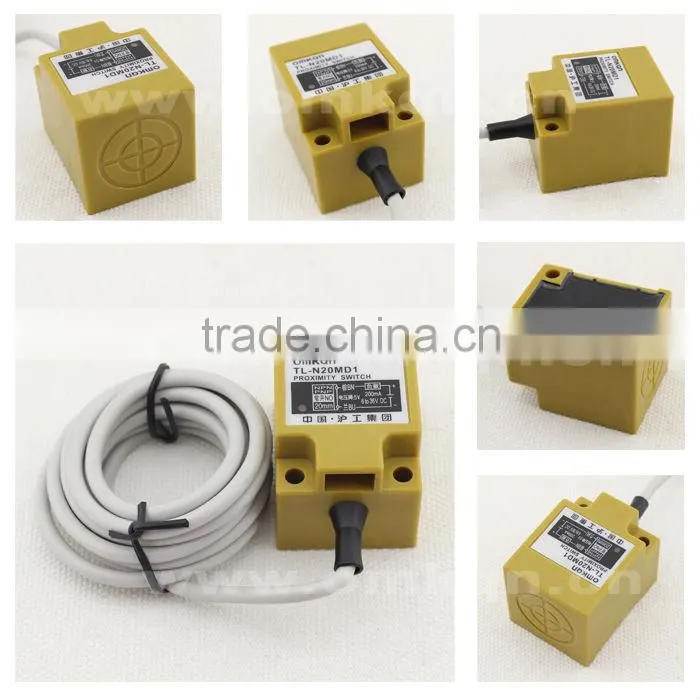 20mm two wire NC AC 90-250v square type proximity switch sensor TL-N20MY2
