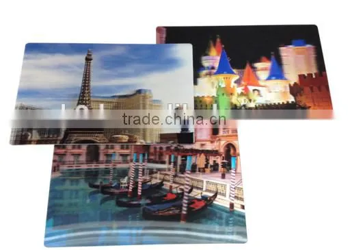 2016 new design Cheap Souvenir Gifts Printing 3D Lenticular Postcard