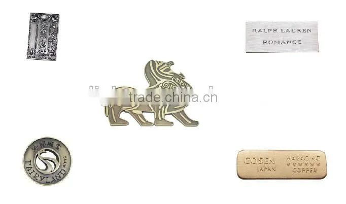 Clothing label,metal label,garment label