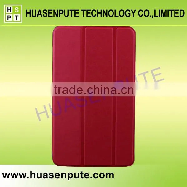 Premium Folio Stand Leather Table Case Cover For Samsung Tab 4 T330