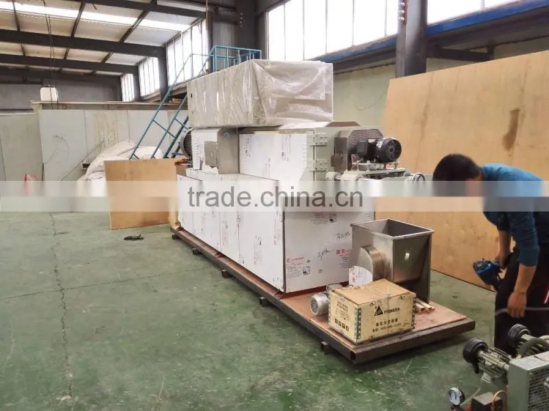(Skype/Wechat: hnlily07) Double Screws Snacks Food Extrusion Machine