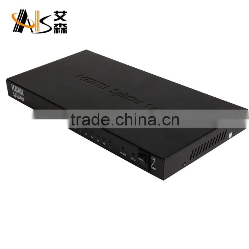 1.4v 3D 4kx2k 1x8 HDMI video and audio amplifier splitter