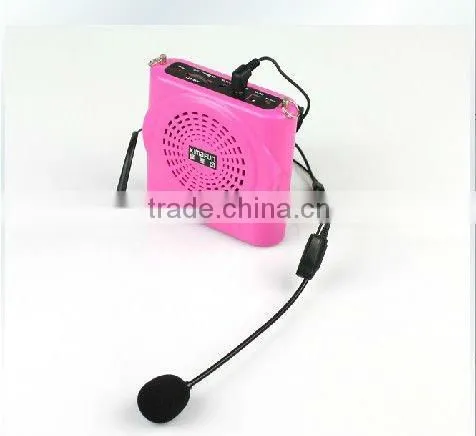 voice amplification loudspeaker with headset microphone