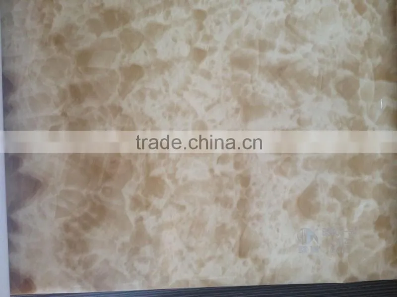 OUMEIJIA Latest Fashion pvc wooden design two grooves wall panel of decorative room panels
