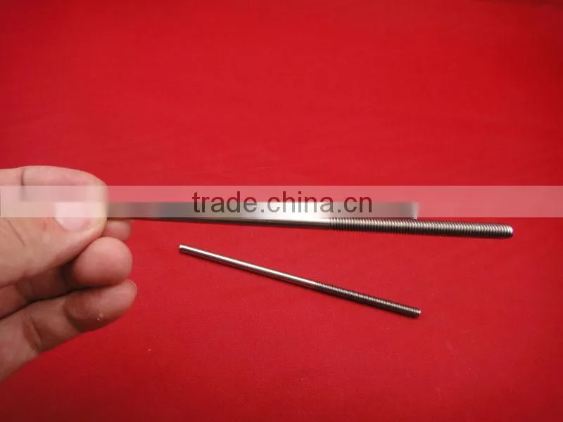 High quality stainless steel rod M6 thread