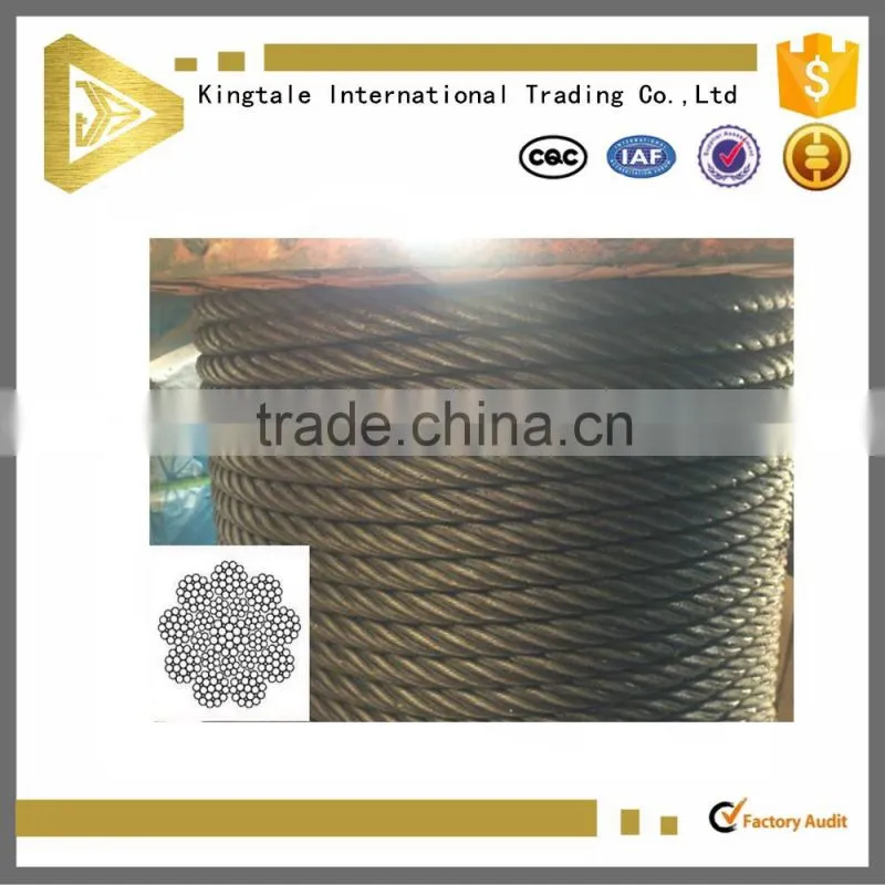 Aluminum smooth galvanized sus 430 stainless steel wire rope price PF-E687