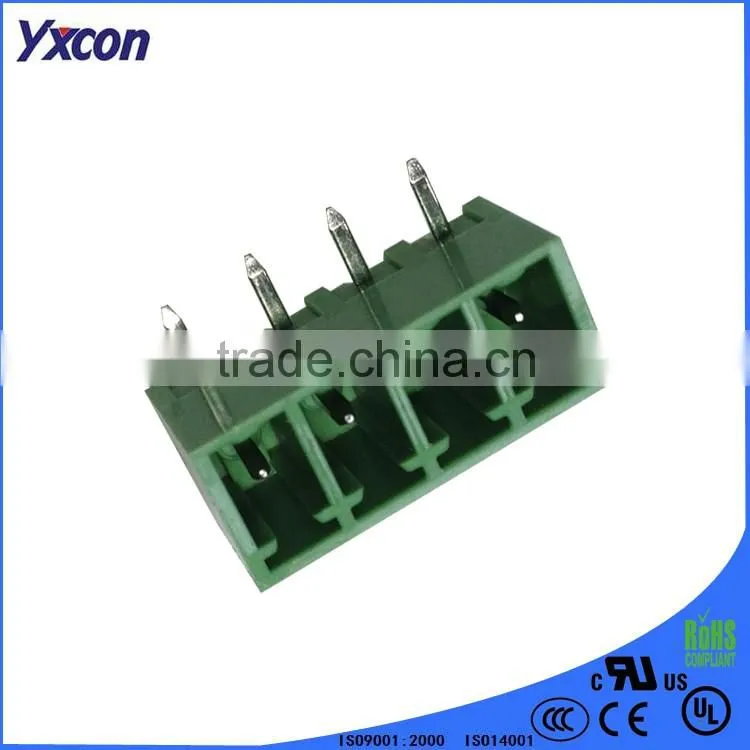 4pin right angle green color wire to board connector Terminal Block