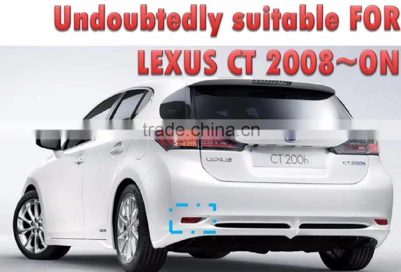 FOR LEXUS CT200H Car Tail LIGHT Red Brake warning REAR BUMPER LIGHT
