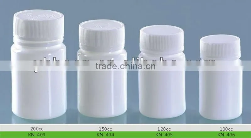 wholesale! empty HDPE/PET/PE plastic pill bottles with child safety cap, medicine bottle, health bottle