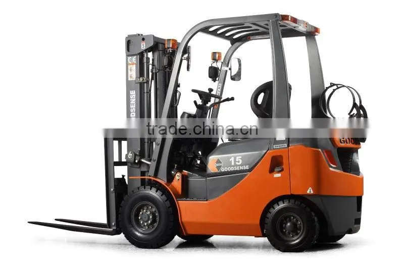 gas forklift 1.5 tonnage forklift truck for sale