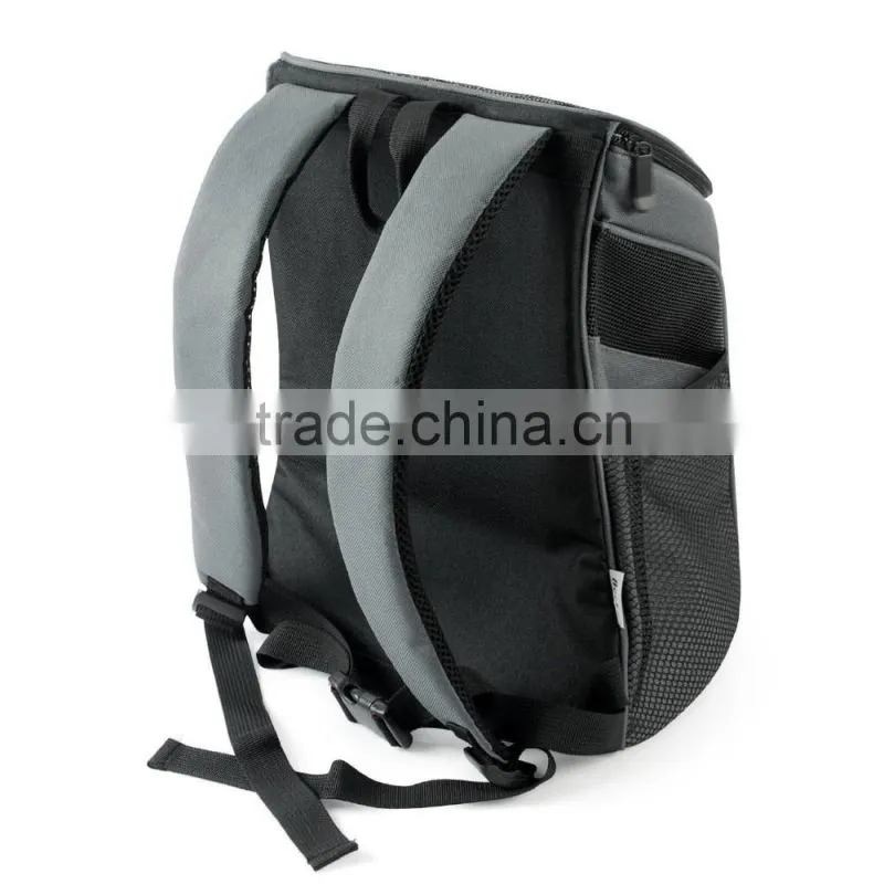Soft-sided outdoor travel backpack for pet