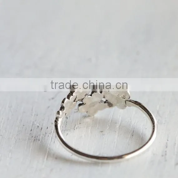 Sterling Silver jewelry Cherry Blossom Flower Ring