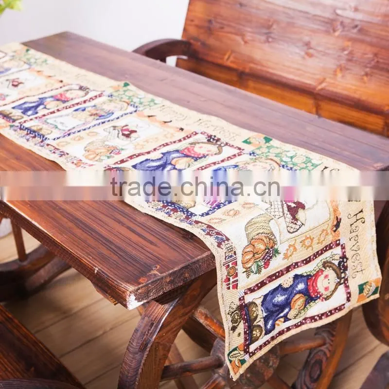 PLUS Burlap halloween party table runner