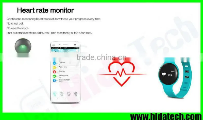 Best Selling Product Bluetooth Bracelet Wristband Heart Rate Monitor