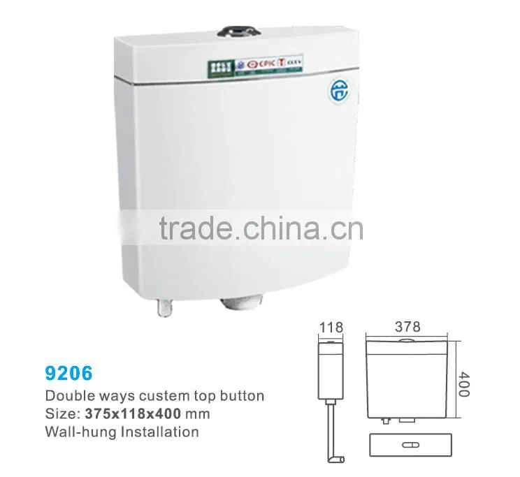 Bathroom Sanitary Ware Cheap Ceramic Squat Pan Water Tank