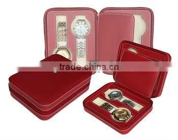 Gelivable Passionate Bright Red Leather Watch Case 2013 Holiday Gift