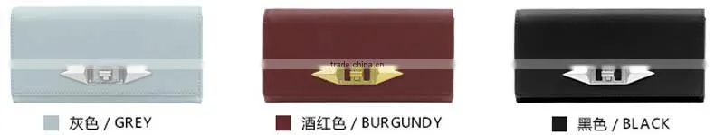Wholeasale Cheap ladies fashion cusotm leather wallet design purse