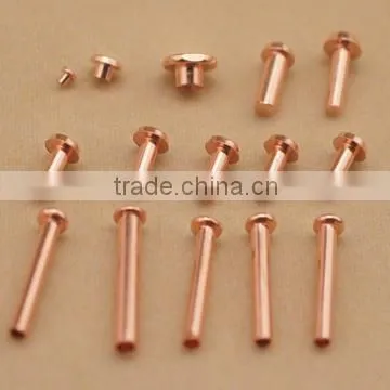 Good conductivity tubular rivet with SGS approved