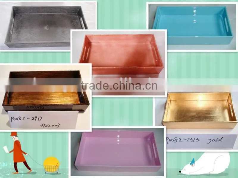 Gold plastic tray,pp plastic tray