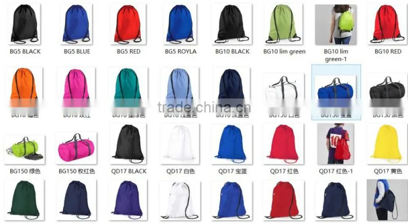 promotional drawstring sport bag shoe bag