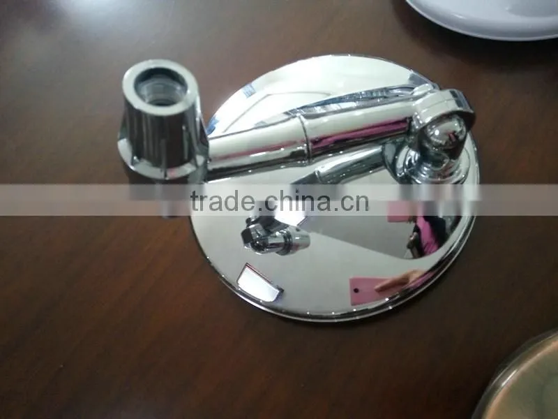 LED light fainfall hand shower head with rotated shower arm temperature control shower heads